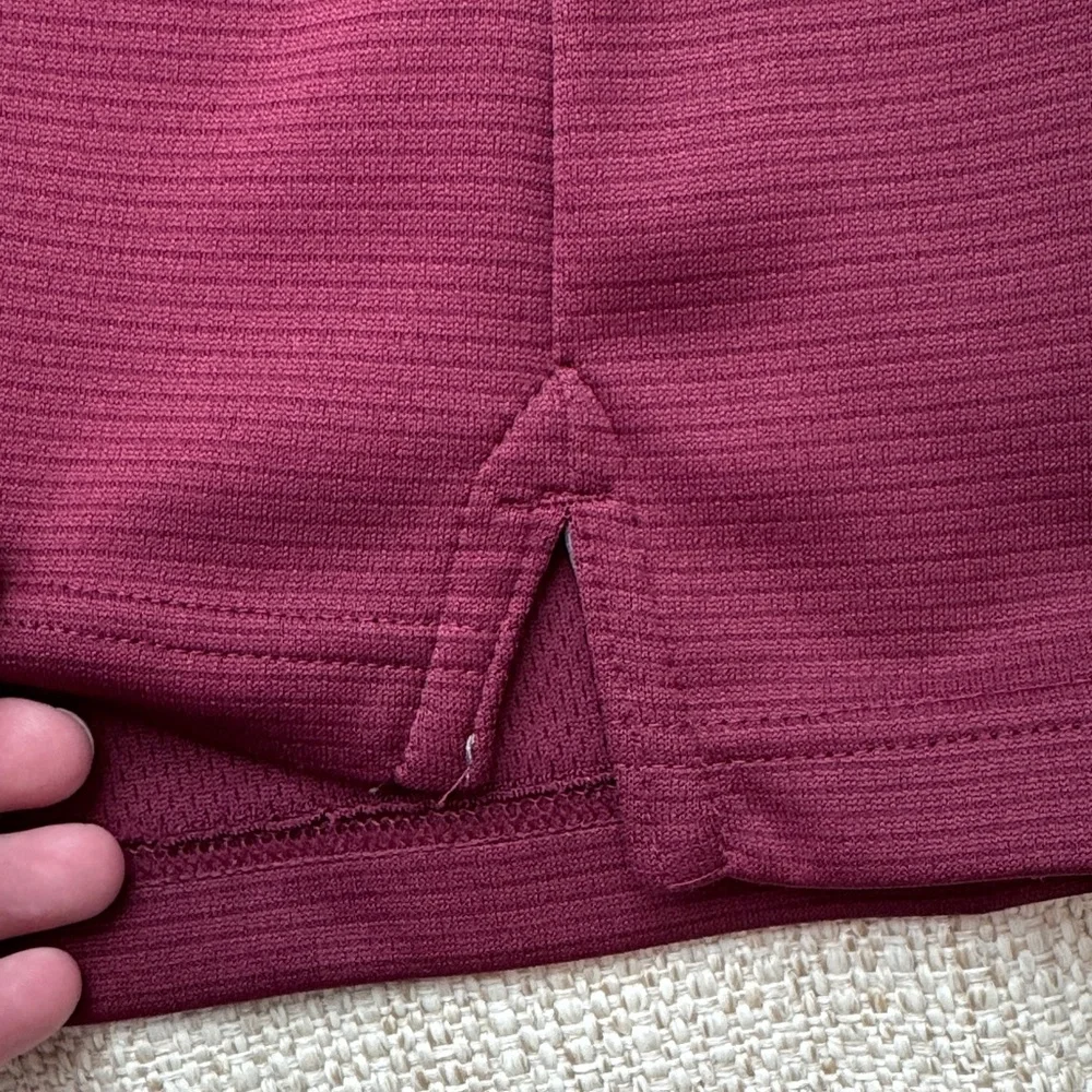 Under Armour Men's Tech Golf Polo Maroon, Size Medium - Picture 14 of 15